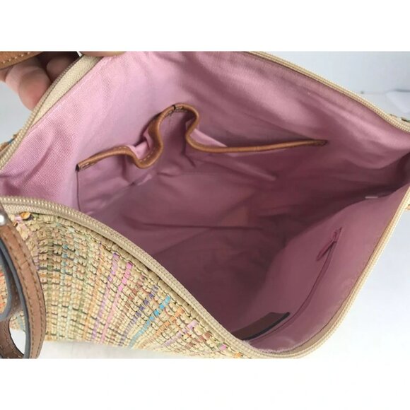 Fossil Womens‎ Multicolor Genuine Classic 1954 Leather Straps Hobo Bag Size M - Picture 6 of 9